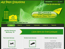 Tablet Screenshot of mckinney-tx-pest-and-termite-control.com